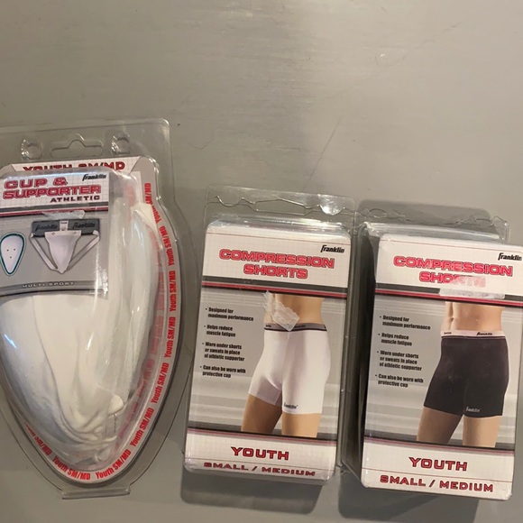 Franklin Compression Shorts and Cup Supporter - Picture 1 of 7